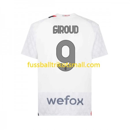 Fußballtrikots AC Mailand Olivier Giroud 9 2023-2024 Kurzarm Auswärts-trikot kaufen